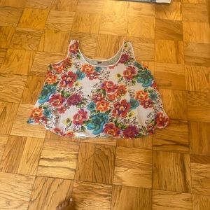 Reversible floral tank!